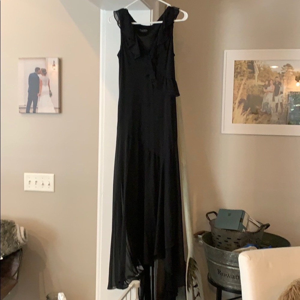Escape | sleeveless long black dress